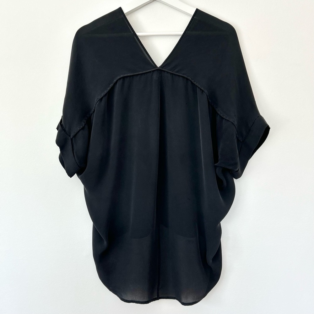 Silk Vince Camuto Dolman Sleeve Relaxed Blouse